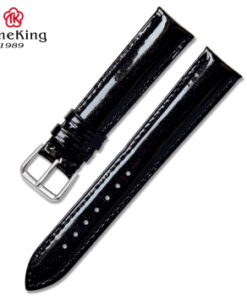 DÂY DA CAO CẤP TIMEKING 6003A ĐEN NHŨ BÓNG (LOẠI DÀY)