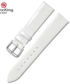 DÂY DA CAO CẤP TIMEKING 6003B TRẮNG NHŨ BÓNG (LOẠI MỎNG)