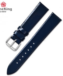 DÂY DA CAO CẤP TIMEKING 6003B XANH ĐẬM NHŨ BÓNG (LOẠI MỎNG)