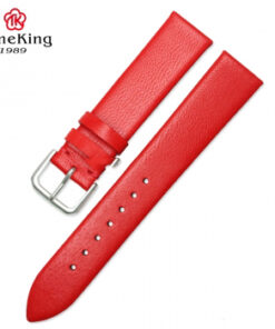 DÂY DA CAO CẤP TIMEKING 6005B ĐỎ TƯƠI SẦN (LOẠI MỎNG)