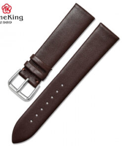 DÂY DA CAO CẤP TIMEKING 6005B NÂU ĐẬM SẦN (LOẠI MỎNG)