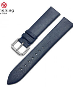 DÂY DA CAO CẤP TIMEKING 6005B XANH NAVI SẦN (LOẠI MỎNG)