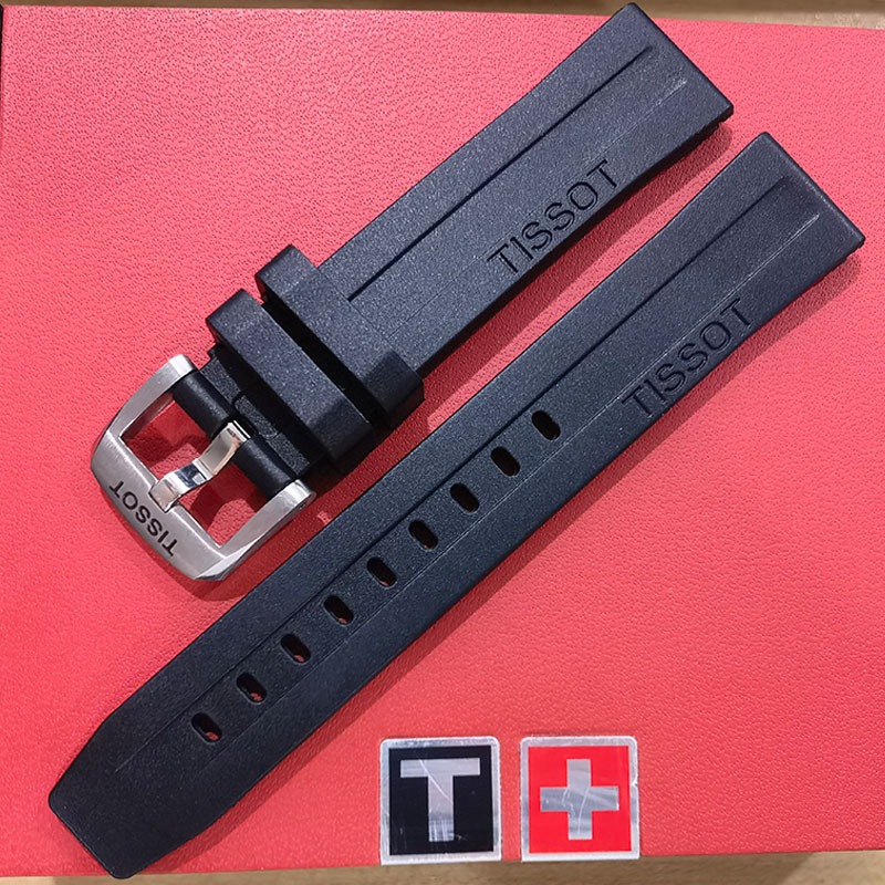 Dây cao su đồng hồ Tissot PRC200 Series T114.417 - T100.417 - Ảnh 2