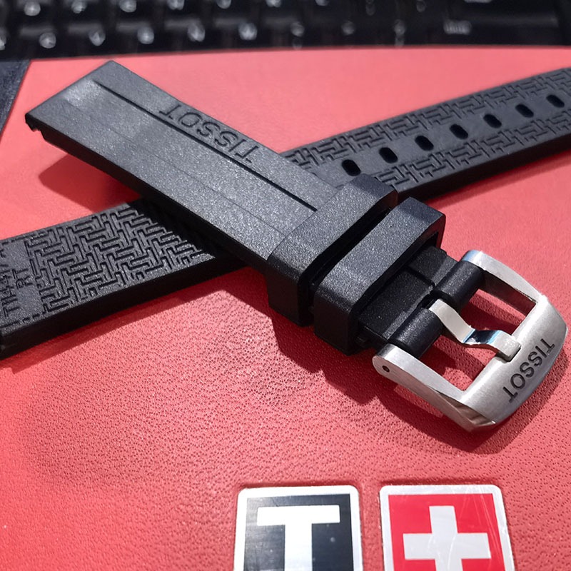 Dây cao su đồng hồ Tissot PRC200 Series T114.417 - T100.417 - Ảnh 5