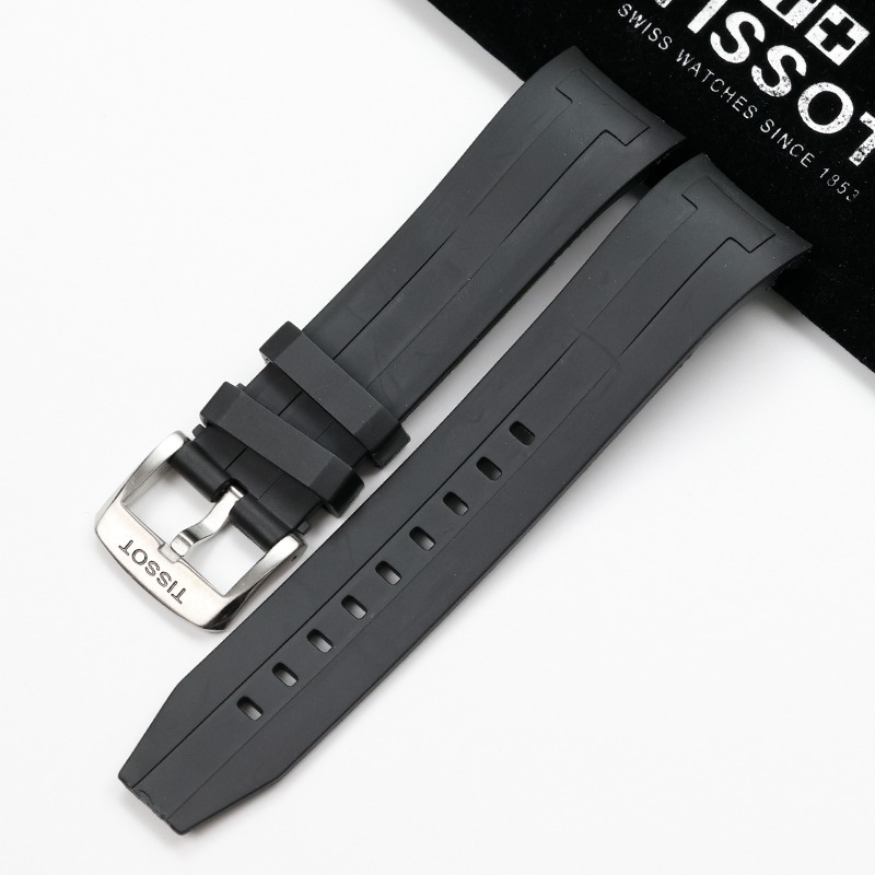 Dây cao su đồng hồ Tissot T120.407 - T120.417 - Ảnh 14